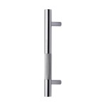 M Marcus Heritage Brass Door Pull Handle Bar Knurled Design 305mm length